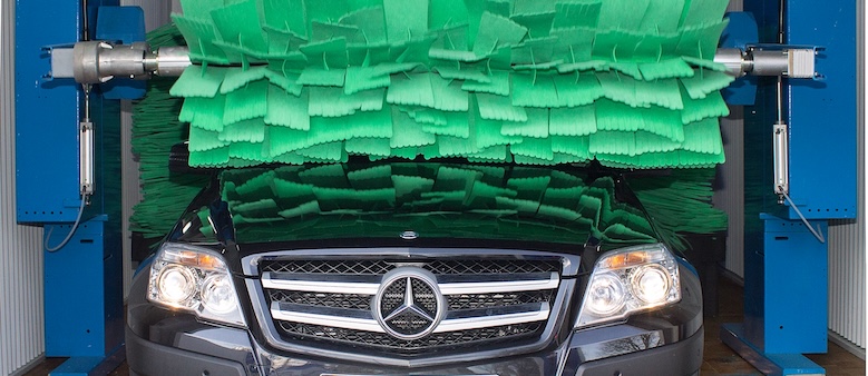 Poliertrocknung in der TOP WASH Autowaschstraße Bad Nauheim
